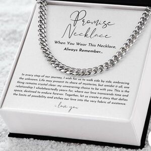 Silver Promise Necklace